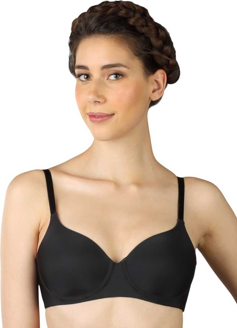 Triumph Inside-Out Non-Wired T-Shirt Bra Black