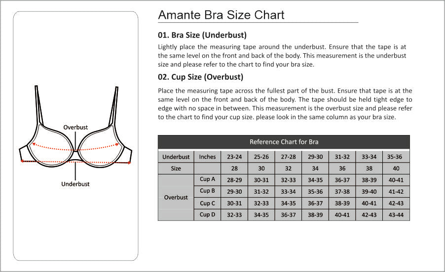 Amante Smooth Charm Padded Non Wired Full Cover T-Shirt Bra (Floral Whimsy  Pr) Style# BRA10606